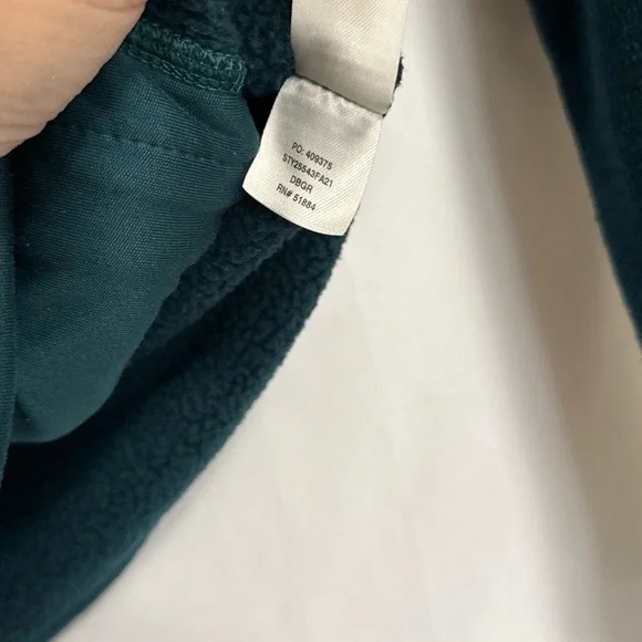 Patagonia Jacket Medium Fullzip Zippered Pocket Logo womens teal - Picture 4 of 7